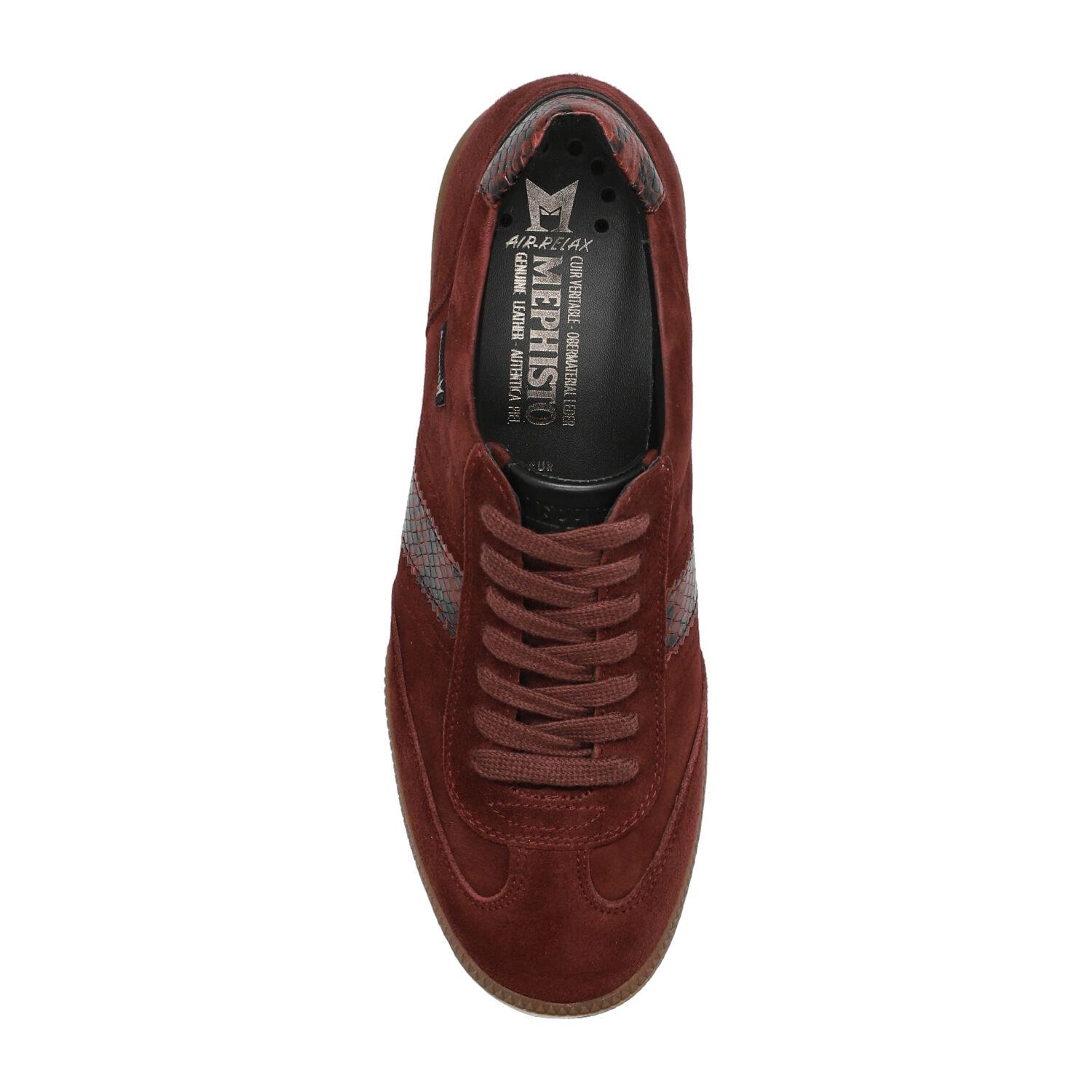 lacets femme modèle Witney bordeaux - Mephisto